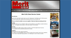 Desktop Screenshot of meritsteel.com